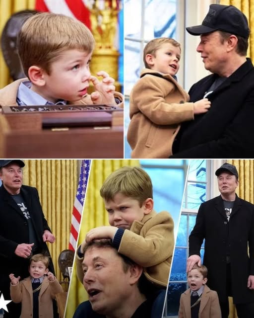 Elon Musk’S 5-Year-Old Son Steals The Spotlight In Trump’S Oval Office: Netizens Are Loving The Unexpected Energy He Brings!