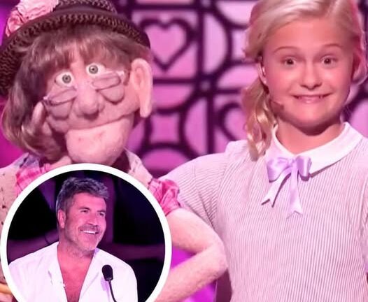 Simon Blushes as the Audience Erupts in Cheers Darci Lynne and Edna Steal the Spotlight in Unforgettable America’s Got Talent Performance