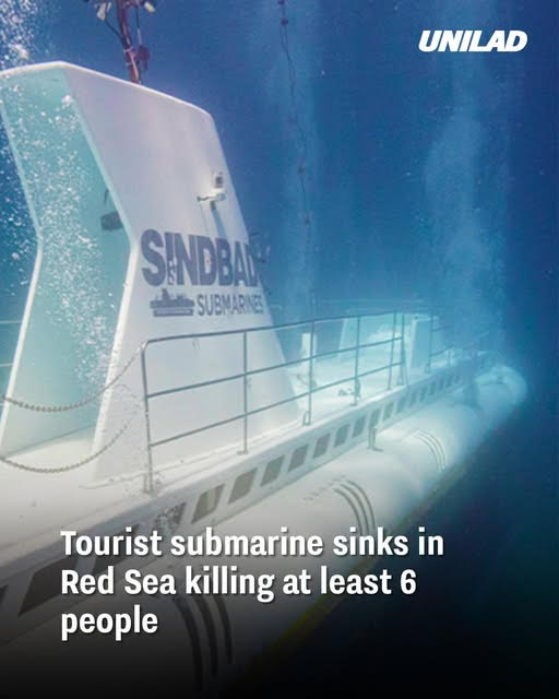 Tourist submarine sinks in Red Sea killing at least 6 people