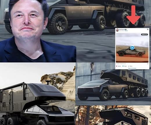 Elon Musk’s ‘Armored Troop Carrier of the Future’: A 10-Wheel Cyberlander Cybertruck Is Coming