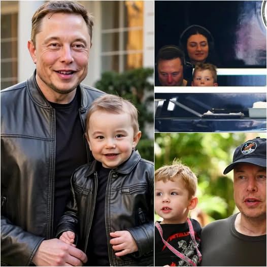 Elon Musk And His 3-Year-Old Son Steal The Spotlight At The Us Formula 1 Grand Prix!