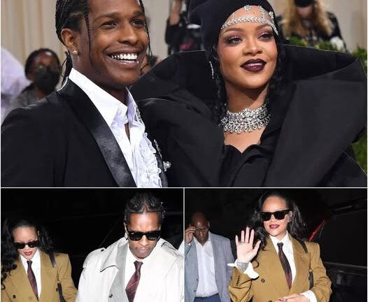 Rihanna And A$Ap Rocky Twin In Matching Menswear To Celebrate Her 37Th Birthday After His Court Victory!