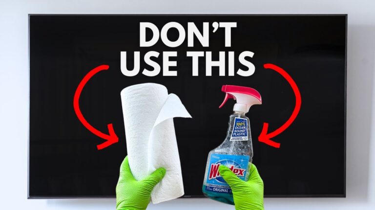 Are You Cleaning Your TV Screen Wrong?